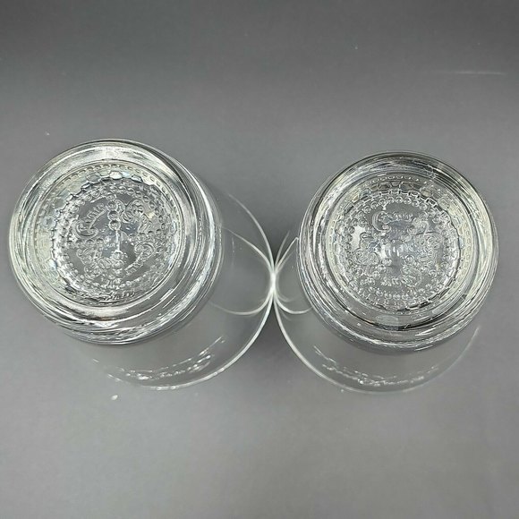 Vintage Crown Royal Black Embossed Cap Base Rocks Glass Whisky Lowball Barware 2 - Picture 4 of 6